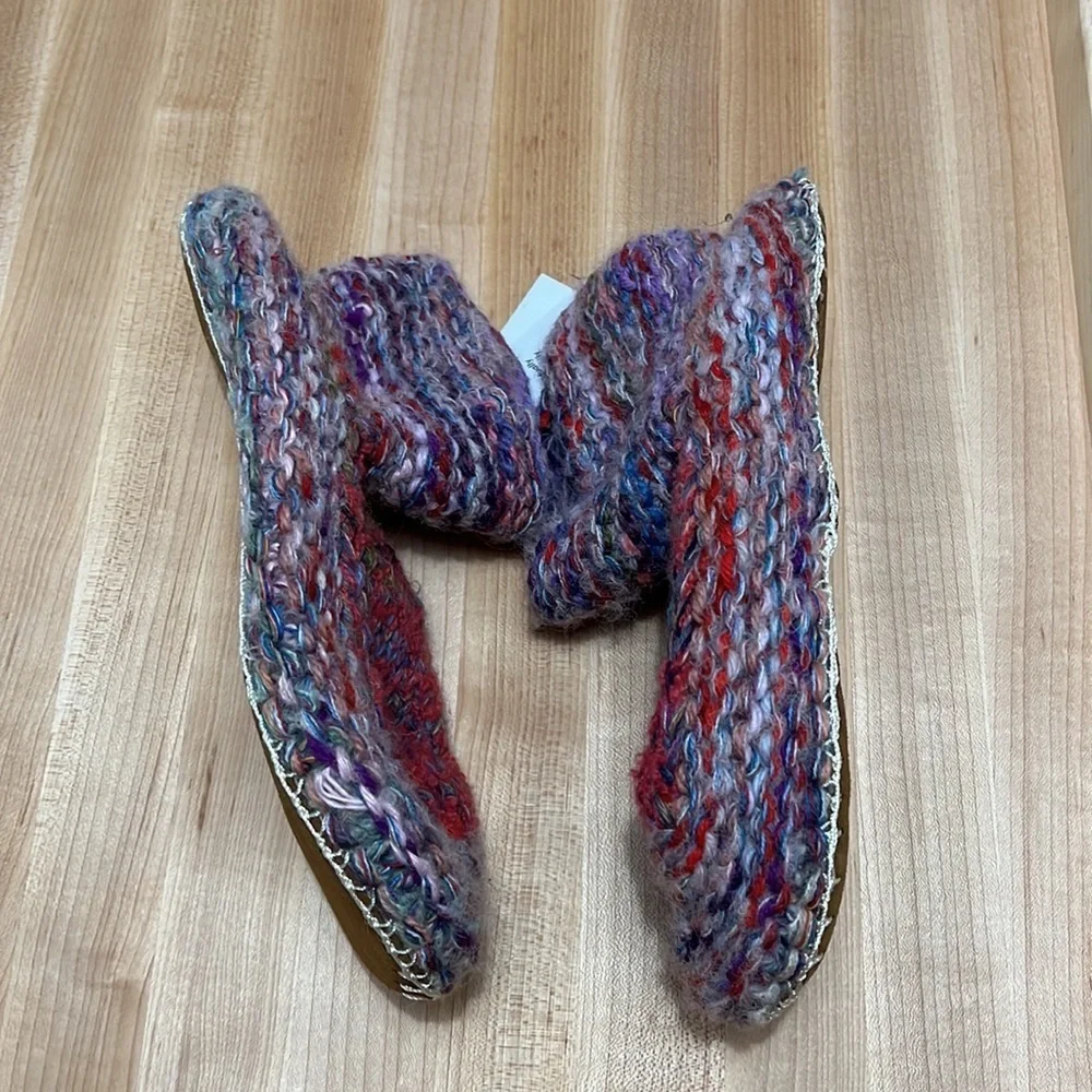 NWT Free People Ariana Bohling Alpaca Slippers size 10-11